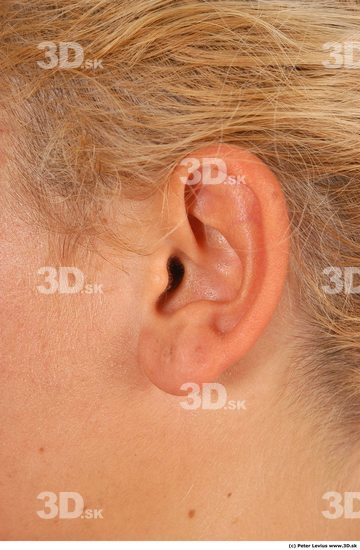 Ear Woman White Chubby