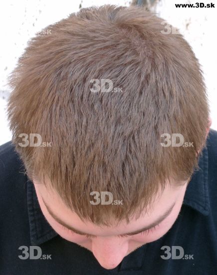 Hair Man White Casual Average
