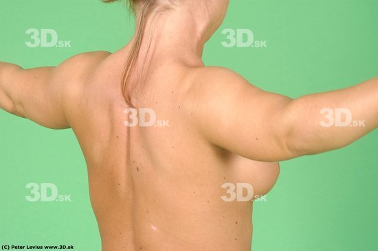 Whole Body Back Woman Nude Average Studio photo references