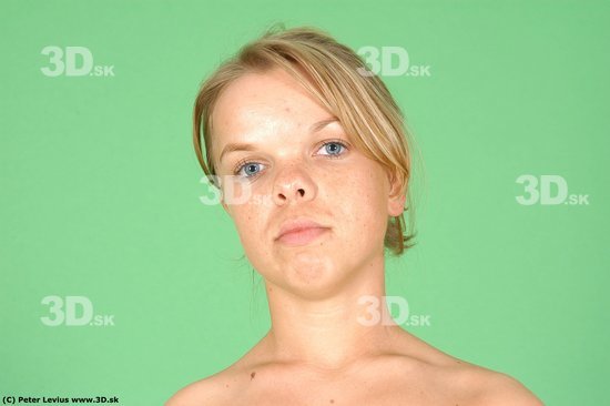 Neck Whole Body Woman Nude Average Studio photo references