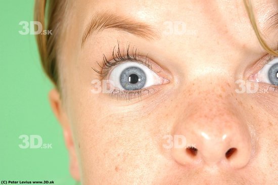 Eye Whole Body Woman Average Studio photo references