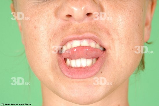 Mouth Whole Body Phonemes Woman Average Studio photo references