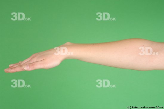 Forearm Woman Hand pose White Nude Average