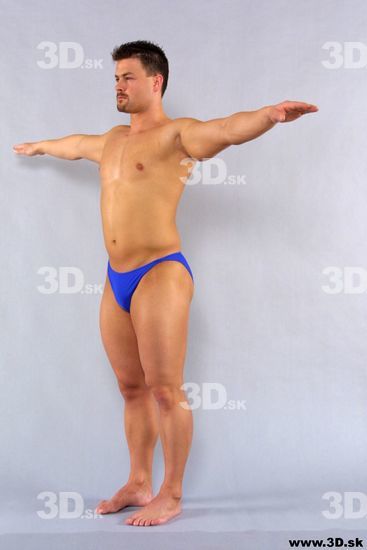 Whole Body Man Underwear Average Studio photo references