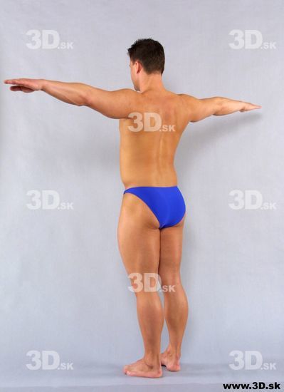 Whole Body Man Underwear Average Studio photo references