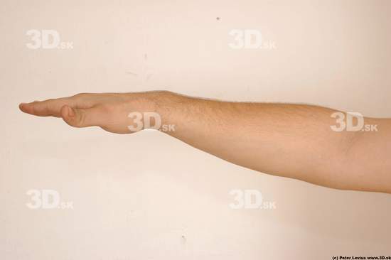 Forearm Man White Nude Overweight