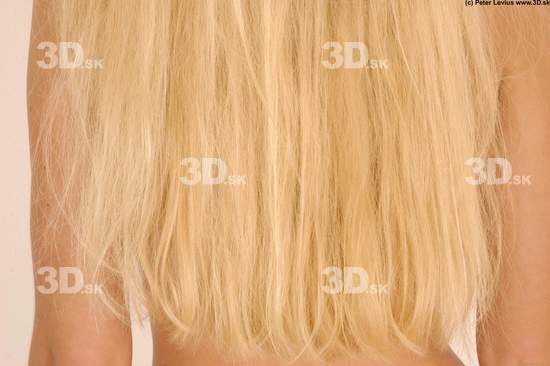 Hair Woman White Slim