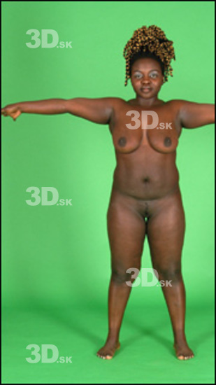 Whole Body Woman Animation references Black Nude Chubby Studio photo references