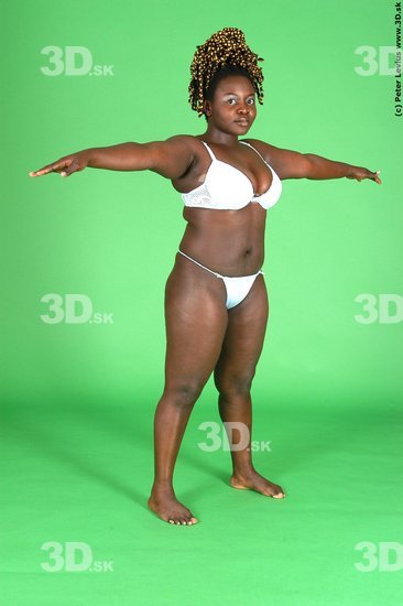 Whole Body Woman Animation references Black Nude Chubby Studio photo references