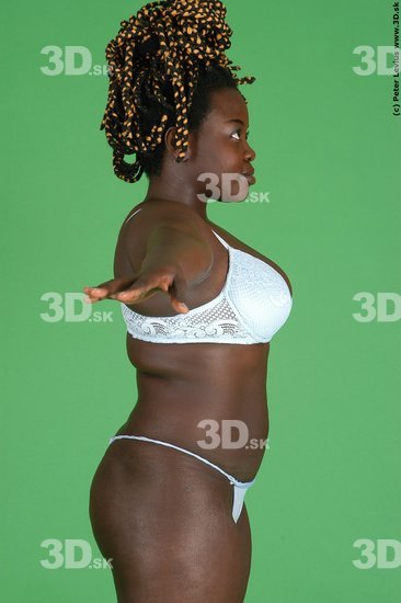 Whole Body Woman Animation references Black Nude Chubby Studio photo references