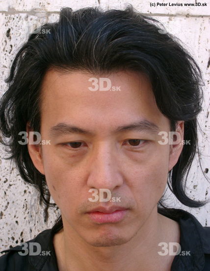 Head Man Asian Casual Slim Street photo references