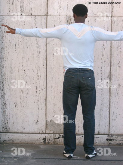 Whole Body Man T poses Casual Average Street photo references