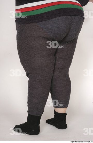 Leg Woman White Casual Overweight