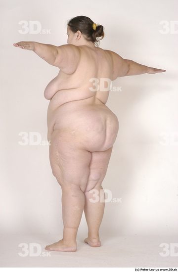 Whole Body Woman White Nude Overweight