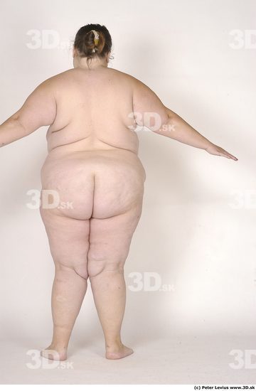 Whole Body Woman White Nude Overweight