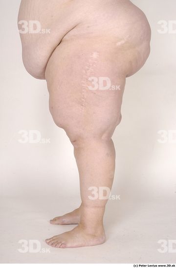 Leg Woman White Nude Overweight