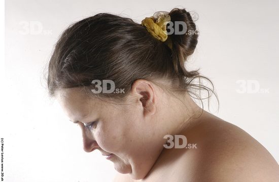 Neck Whole Body Woman Nude Overweight Studio photo references