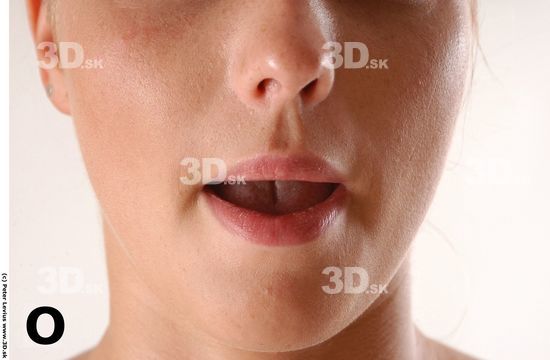 Mouth Whole Body Phonemes Woman Slim Studio photo references