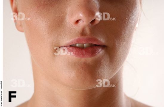 Mouth Whole Body Phonemes Woman Slim Studio photo references