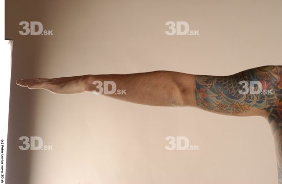 Arm Whole Body Man Tattoo Average Studio photo references