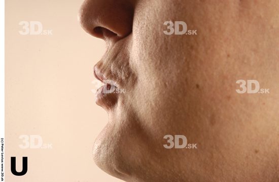 Mouth Whole Body Man Average Studio photo references