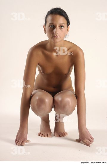 Whole Body Phonemes Woman Nude Slim Studio photo references