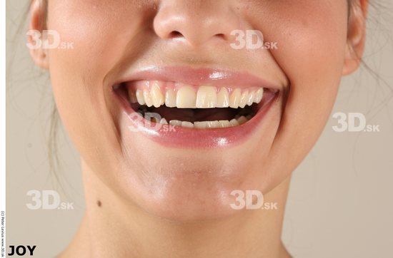 Mouth Emotions Woman White Chubby