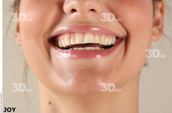 Mouth Emotions Woman White Chubby