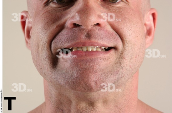 Mouth Phonemes Man White Muscular