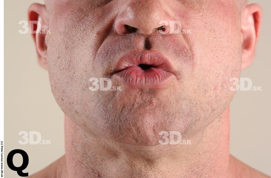 Mouth Phonemes Man White Muscular