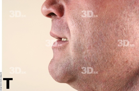 Cheek Phonemes Man White Muscular