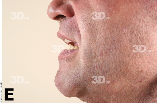 Cheek Phonemes Man White Muscular