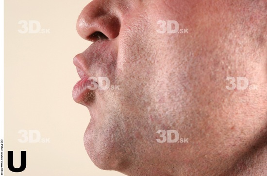 Cheek Phonemes Man White Muscular