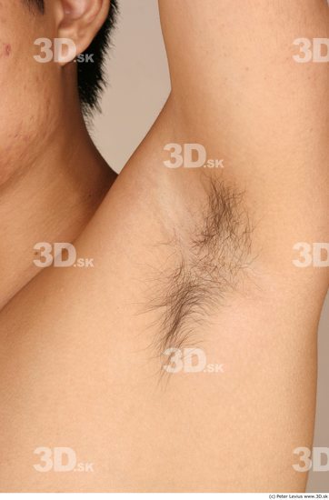 Whole Body Underarm Man Animation references Asian Nude Underwear Athletic Studio photo references