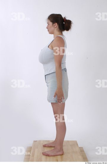 Whole Body Woman Casual Chubby