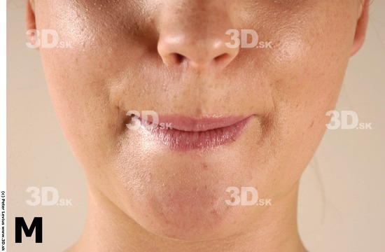 Mouth Woman Nude Average Studio photo references