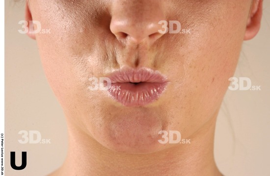 Mouth Woman Nude Studio photo references