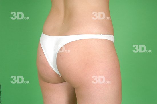 Bottom Woman White Underwear Average