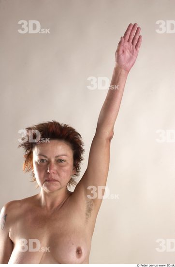 Arm Forearm Whole Body Woman Artistic poses Animation references Nude Slim Average Studio photo references