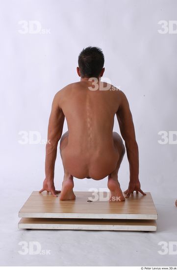 Whole Body Man Nude Slim Studio photo references