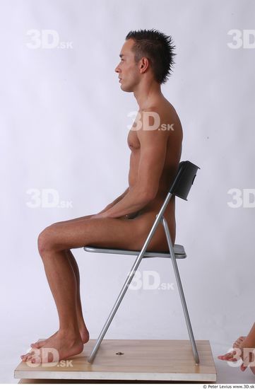 Whole Body Man Artistic poses Nude Slim Studio photo references