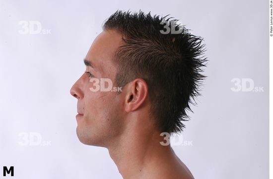 Whole Body Head Man Casual Slim Studio photo references