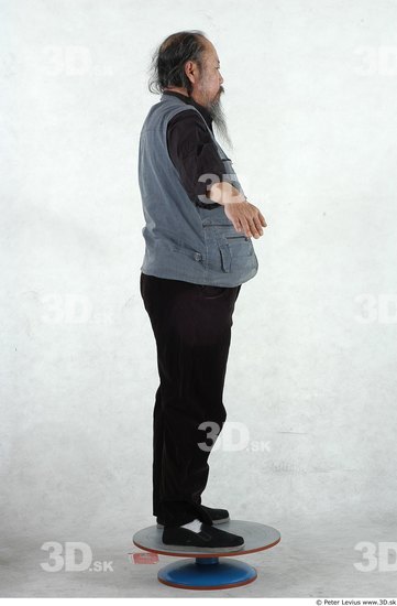 Whole Body Man Asian Overweight Male Studio Poses