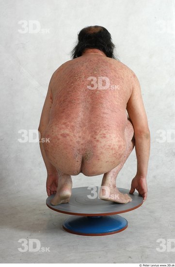 Whole Body Phonemes Man Asian Nude Overweight Male Studio Poses