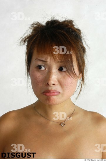 Face Whole Body Phonemes Emotions Woman Asian Nude Average Studio photo references