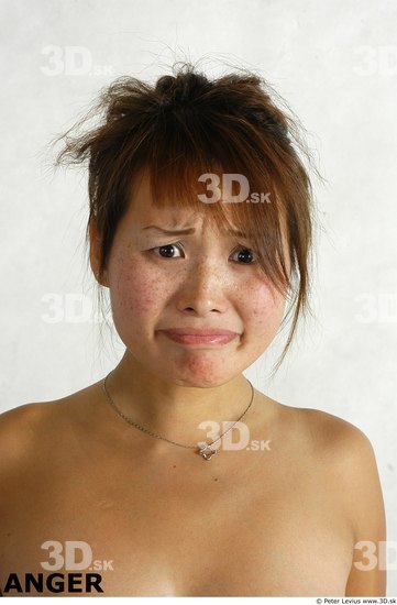 Face Whole Body Phonemes Emotions Woman Asian Nude Average Studio photo references