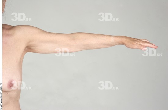 and more Arm Whole Body Woman Nude Slim Studio photo references