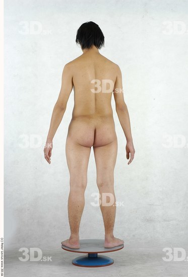 Whole Body Man Asian Slim Male Studio Poses