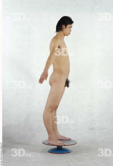 Whole Body Man Asian Slim Male Studio Poses