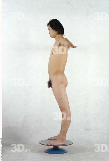 Whole Body Man Asian Slim Male Studio Poses